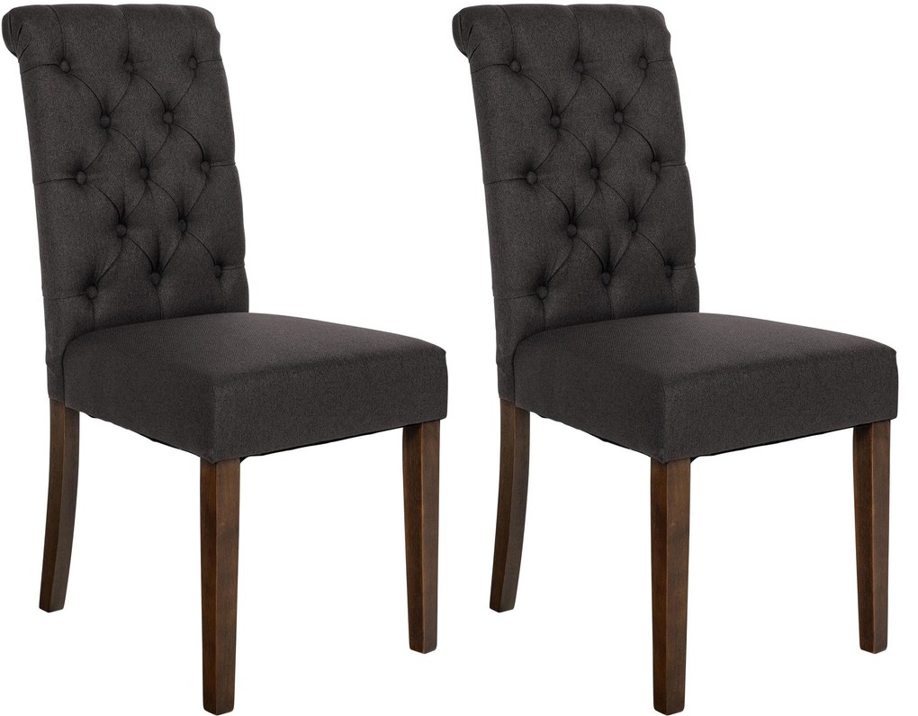Sedie Da Pranzo Lisburn: Eleganza E Comfort Unica / Schwarz / Stoff