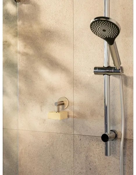 WENKO 24971100 - Portasapone TURBO-LOC 4,5 x 7 cm, argento