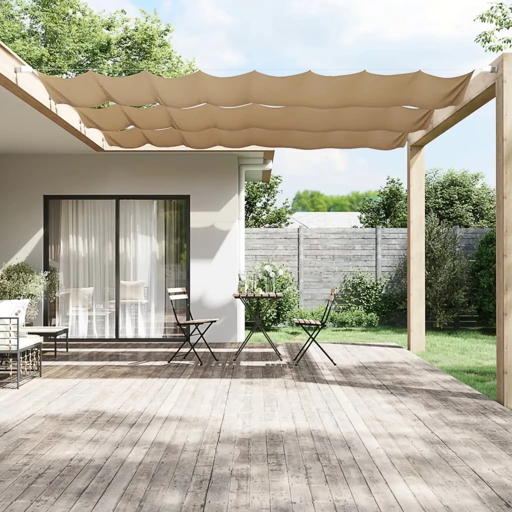 Paravento Verticale Tortora 60x600 Cm İn Tessuto Oxford /