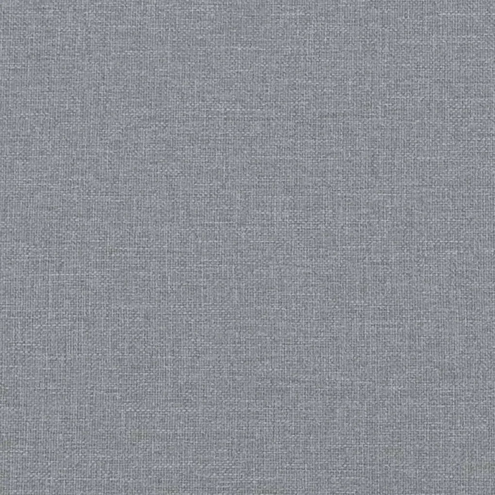 Set di divani 2 pz con cuscini grigio chiaro in tessuto