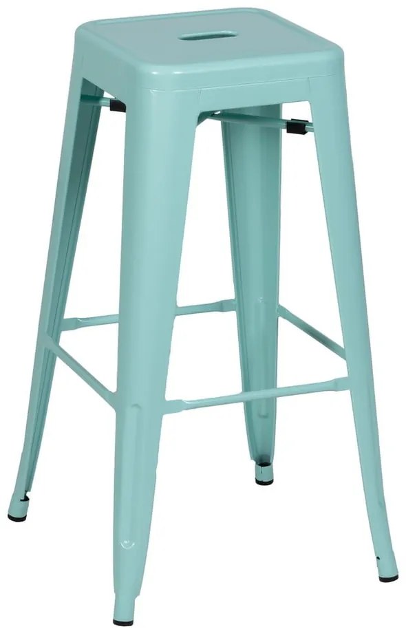 Set di sedie da bar turchese in metallo 2 pz (altezza della seduta 76,5 cm) – Ixia
