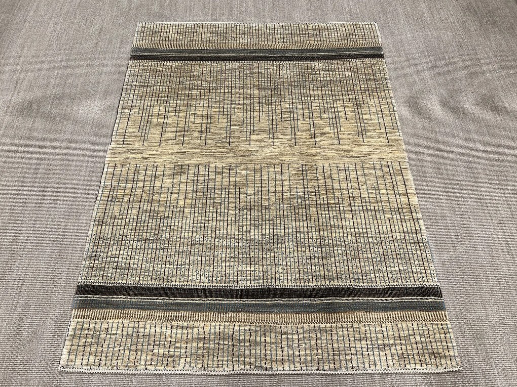 Loribaft Tappeto 200x150 Beige (Iran) Annodato A Mano