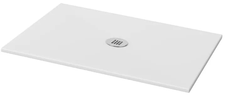 Piatto doccia in ceramica extra slim bianco L 160 x L 70 cm opaco