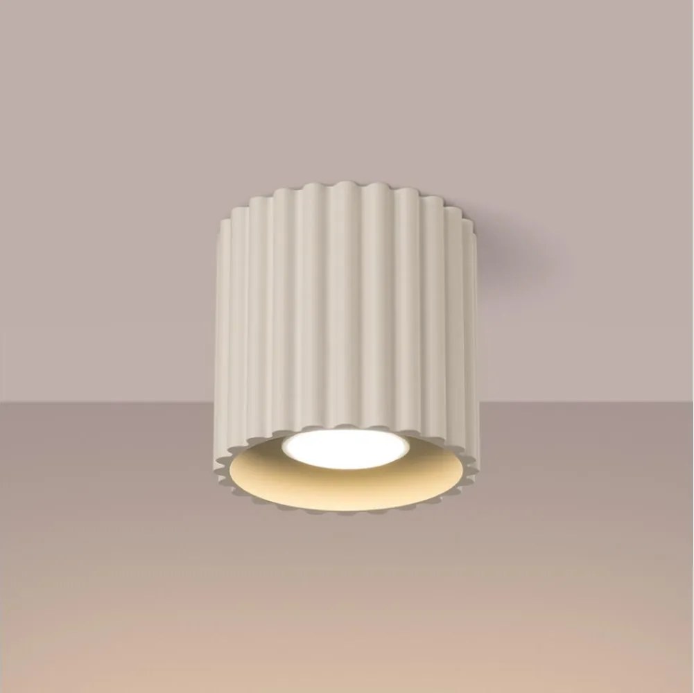 Brilagi - Faretto SFERA 1xGU10/10W/230V Ø 10 cm crema