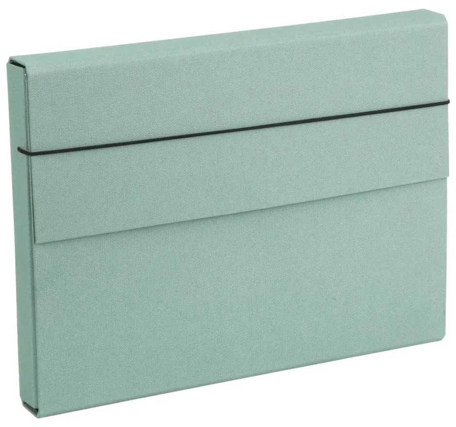 Organizer verde in cartone Olof Canvas Paper Laminate – Bigso