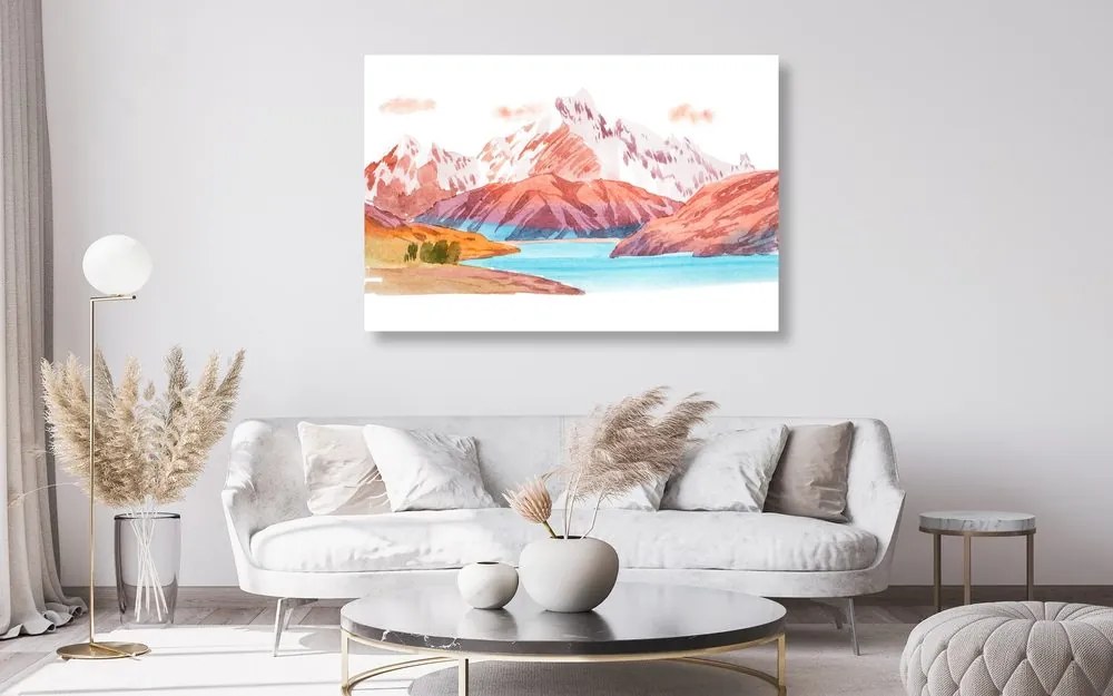 Quadro su tela – Splendido paesaggio montano