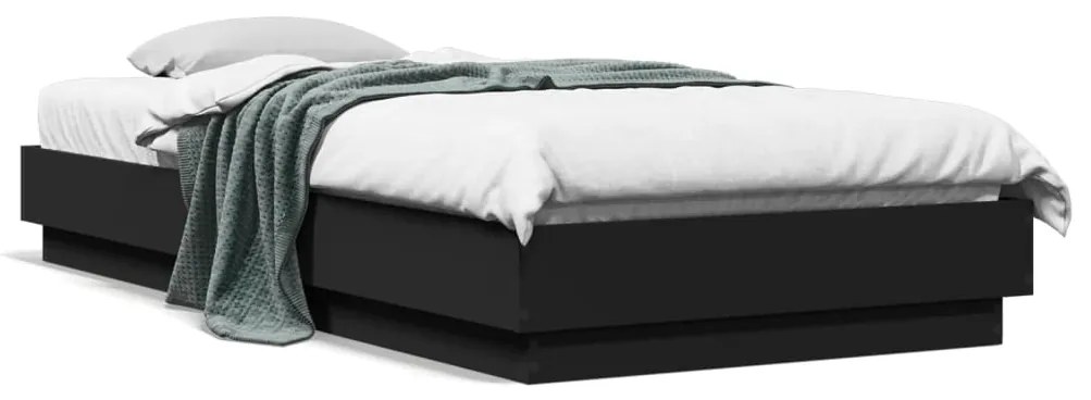 Giroletto Nero 90x200 Cm İn Legno Multistrato /