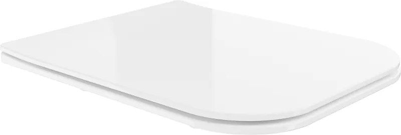 Mexen Madox sedile a chiusura rallentata slim, duroplastico, bianco lucido - 39154000