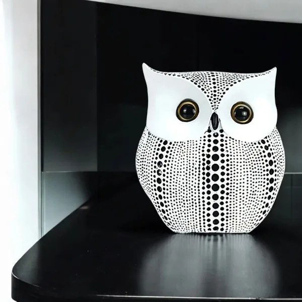 Decorazione da tavolo, 15 cm, bianco/nero