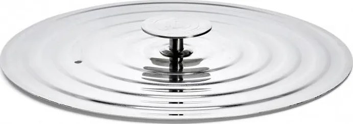 De Buyer 3460.02 - Coperchio universale per padelle basse 20-24 cm in acciaio inox