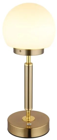 Globo 21033M-LED Lampada da tavolo ricaricabile HAKU LED/2,5W/5V 2700/4000/6500K ottone