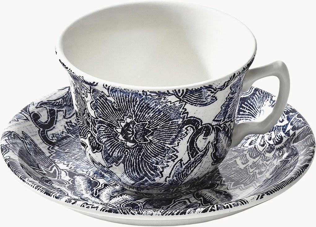 Tazza da tè con piattino Faded Peony