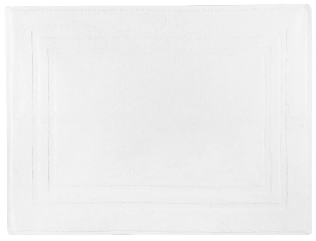 Tappeto bagno cotone bianco 50x70 cm Basik