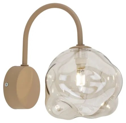 Applique LAVA 1xG9/8W/230V beige/fumé