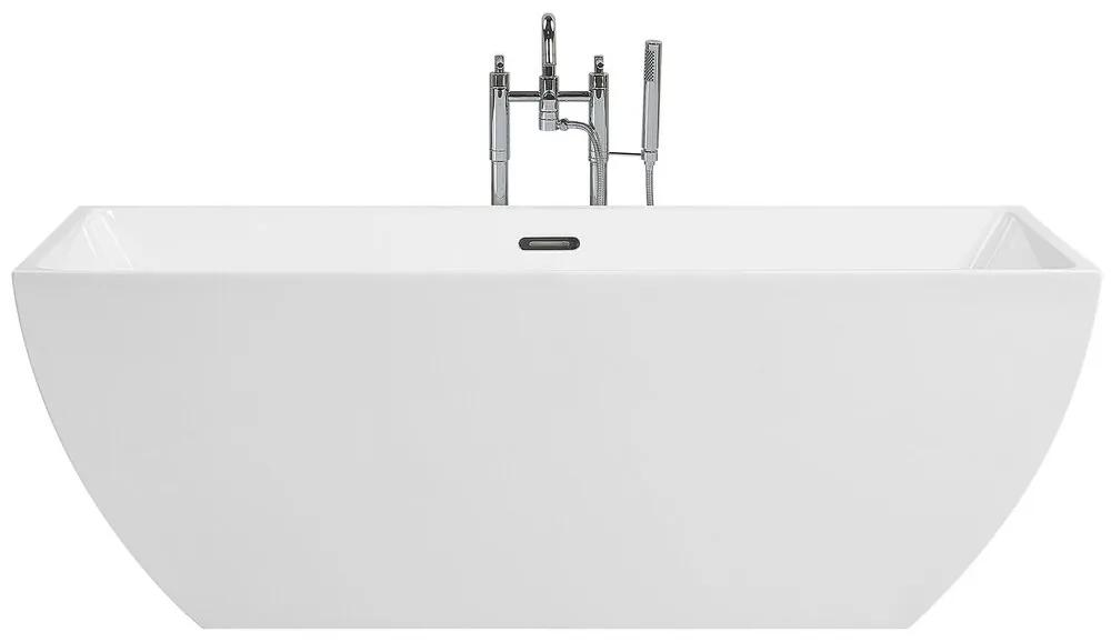 Vasca da bagno freestanding bianca 170 x 80 cm CABRUNA Beliani