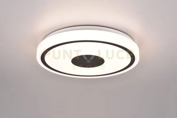 Bunda plafoniera led 16w 1900lm, 3000k  bordo nero d.33cm