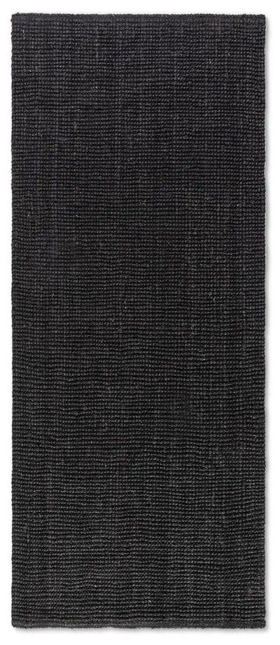 Passatoia nera in iuta 80x200 cm Bouclé – Hanse Home