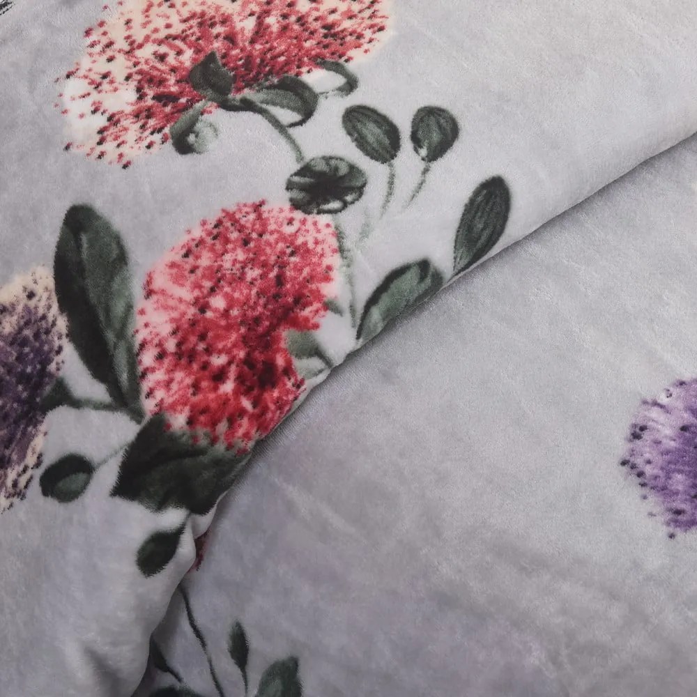 Set copripiumino e federa grigio chiaro in micropile per letto singolo 140x200 cm Margot – My House