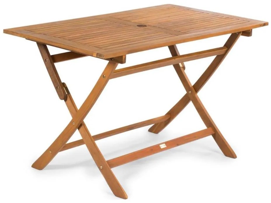 Fieldmann - Tavolo da giardino pieghevole 120x70 cm acacia