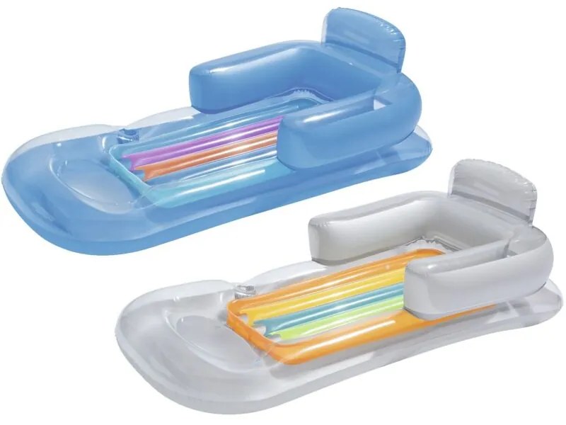 Materasso gonfiabile, poltrona, sdraio 161 x 84 cm Bestway 43028 argento