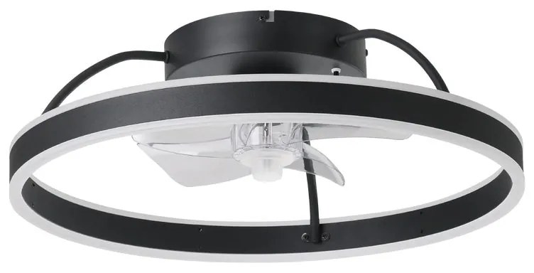 Ventilatore da soffitto Marinella trasparente, Ø 46 cm, CCT, dimmerabile, EGLO IP20