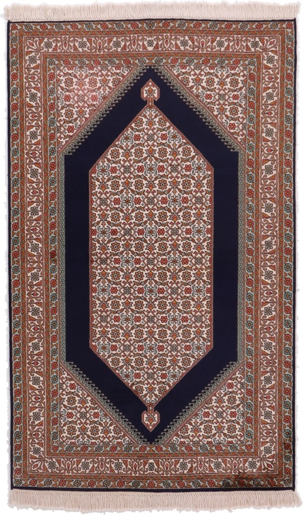 Cashmere Silk Tappeto 90 x 150 (Indian) Annodato A Mano