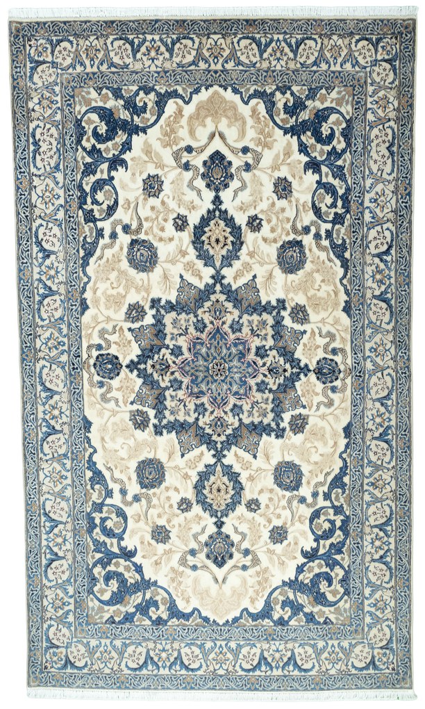 Nain Tappeto 170 x 290 Beige (Iran) Annodato A Mano