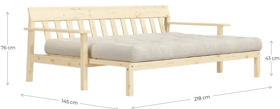 Divano letto Clay Brown Unwind - Karup Design