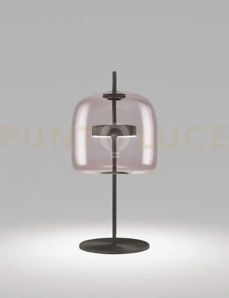 Jube lampada da tavolo p ametista chiara trasparente nero opaco 2 l...