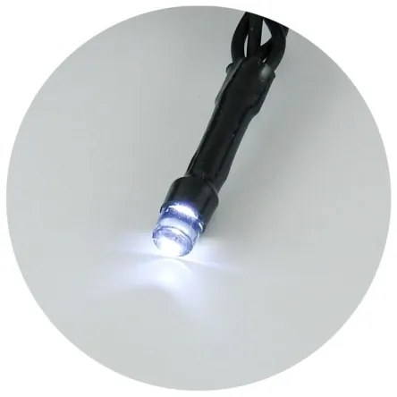 Catena LED natalizia da esterno 100xLED/2 funzioni/3xAA 10,8m IP44 bianco freddo