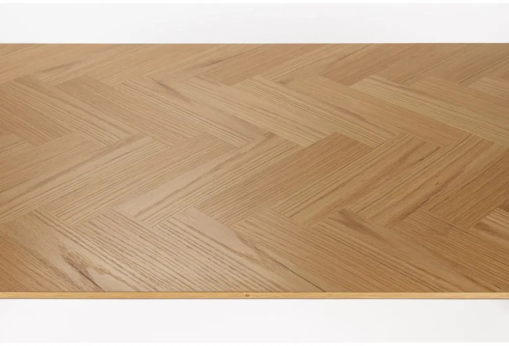 Tavolo da pranzo con effetto rovere 80x160 cm Fabio – White Label