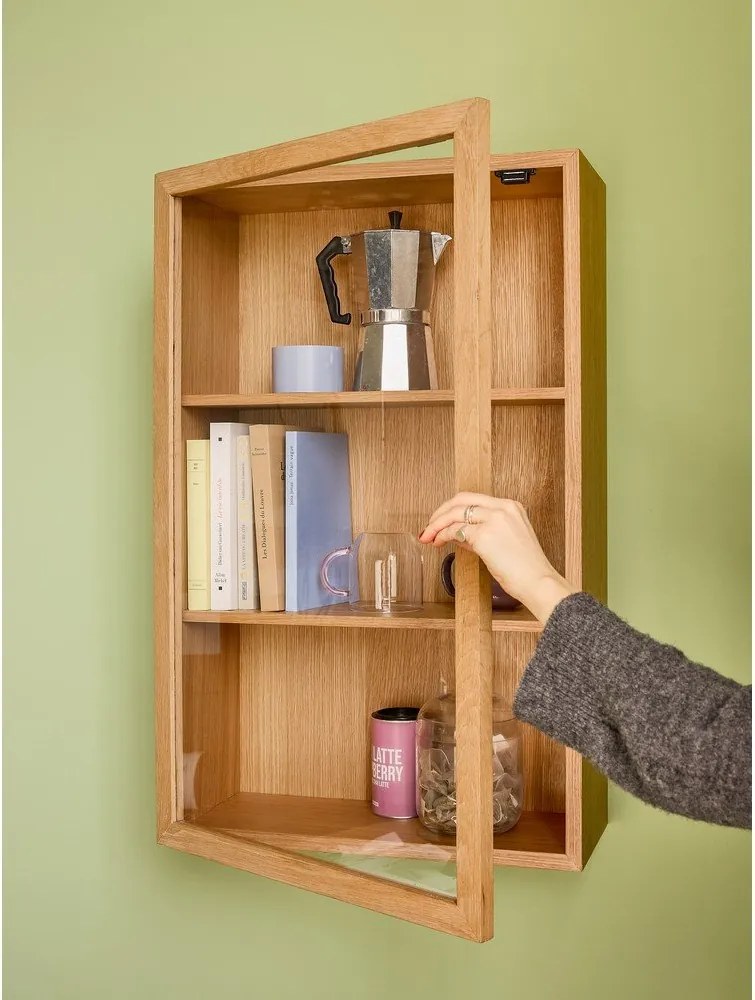 Scaffale da parete in legno di quercia naturale 50x80 cm Panorama - Hübsch