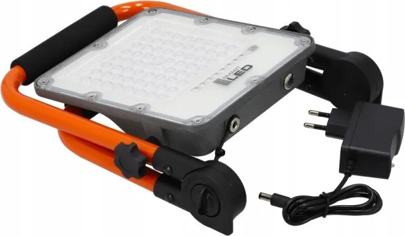 LED Faretto ricaricabile con stativo LED/30W/3,2V 4500K 5000 mAh IP65 arancione