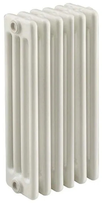 Radiatore acqua calda EQUATION Tubolare in acciaio 4 colonne, 6 elementi interasse 53.5 cm, bianco