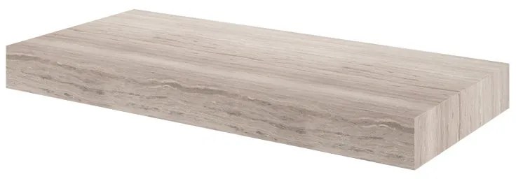 Top per lavabo Neo SENSEA L 106 x H 10 x P 48.5 cm beige stratificato, effetto pietra naturale