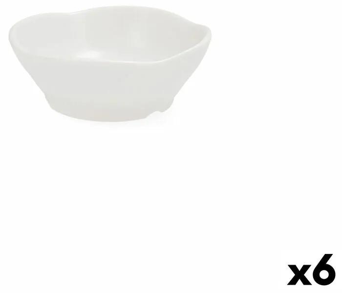 Ciotola Quid Select Bianco Plastica (12,5 x 12,5 x 4,5 cm) (6 Unità)
