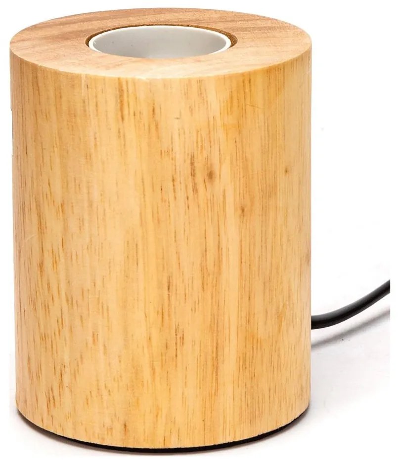Aigostar - Lampada da tavolo 1xE27/60W/230V albero di caucciù