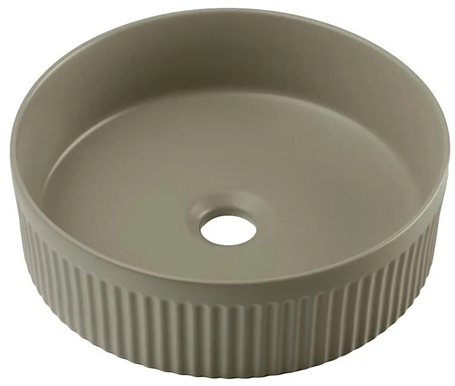 COMAD BEYOND 2 OLIVER GREEN (E-6565) - Lavabo da appoggio BEYOND ø 36 cm verde