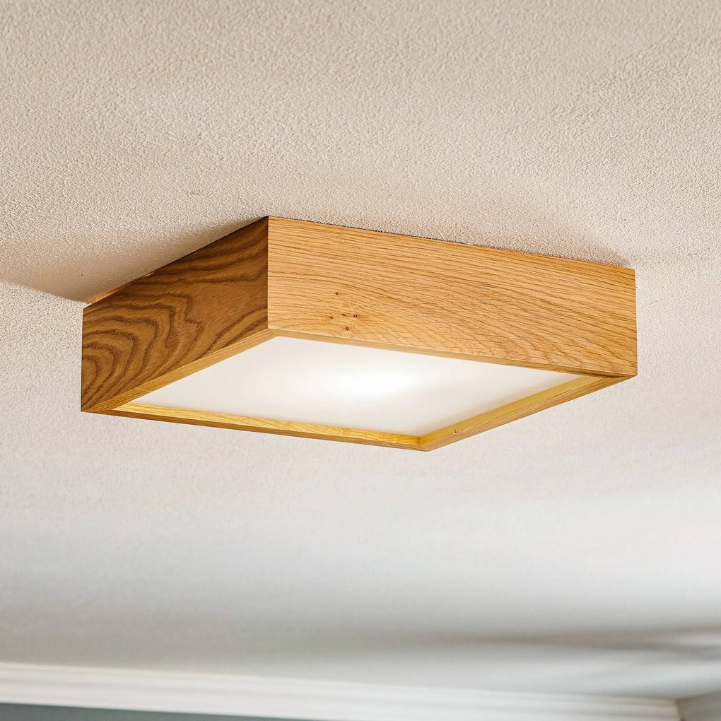 Envostar Kerio plafoniera 27,5x27,5cm rovere chiaro