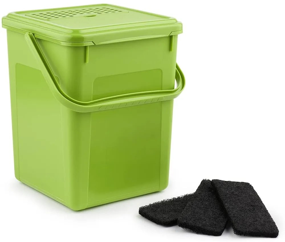 Filtro al carbone di ricambio per contenitore per rifiuti compostabili 3 pz. - Rotho