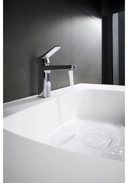 KFA Armatura 4522-815-00 - miscelatore per lavabo con piletta MALAGA 15,9 cm, cromo lucido