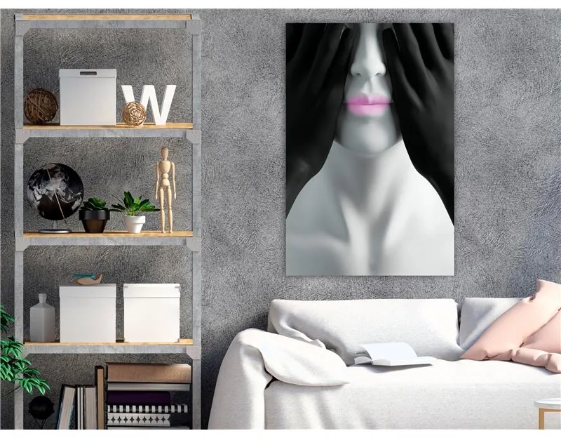 Quadro Mannequin (1 Part) Vertical  Colore Rosa, Dimensioni e Misure 80x120