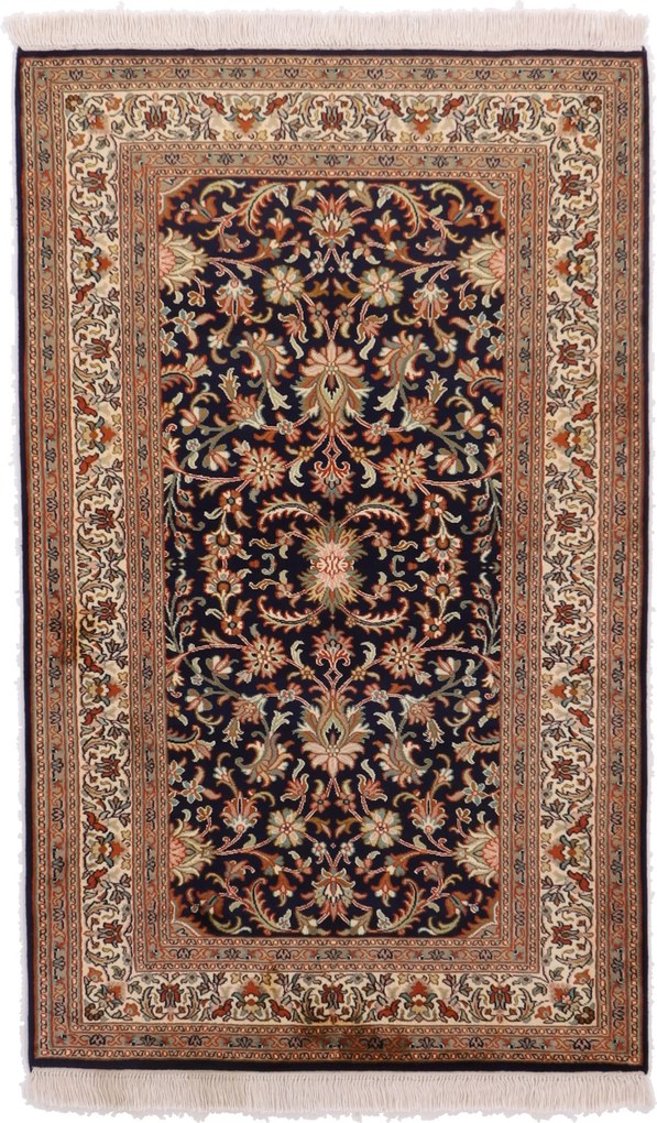 Cashmere Silk Tappeto orientale 150 x 90 (Indian) Annodato A Mano