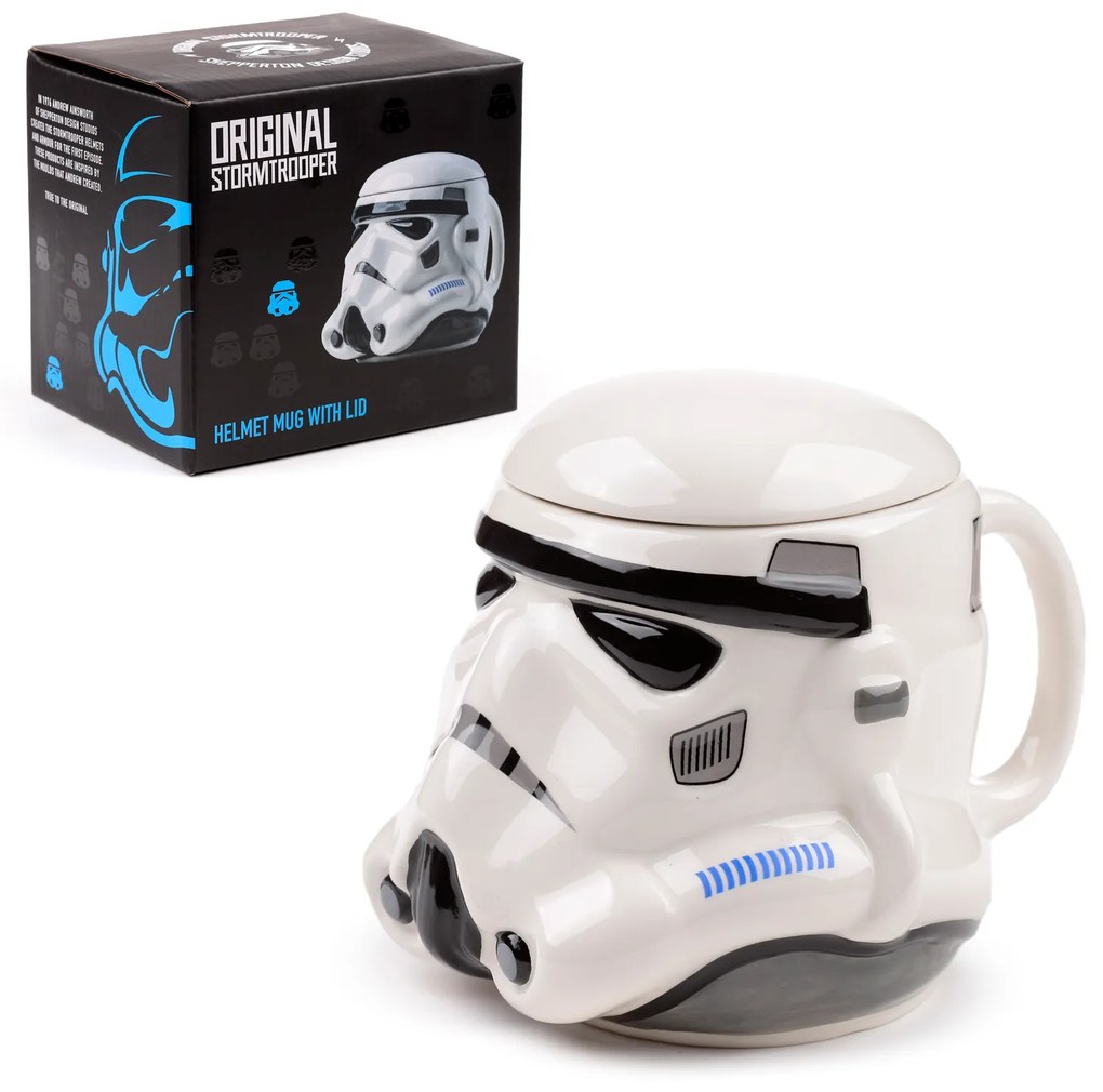 Tazza elmo Stormtrooper Star Wars con coperchio