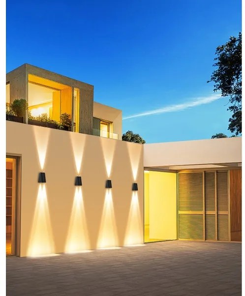 Brilagi - Applique a LED solare PYRAMID LED/2W/3,2V 1300 mAh IP54