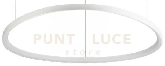 Gemini sospensione led 78 w on-off 8700 lm 3000 k bianco 99,5cm