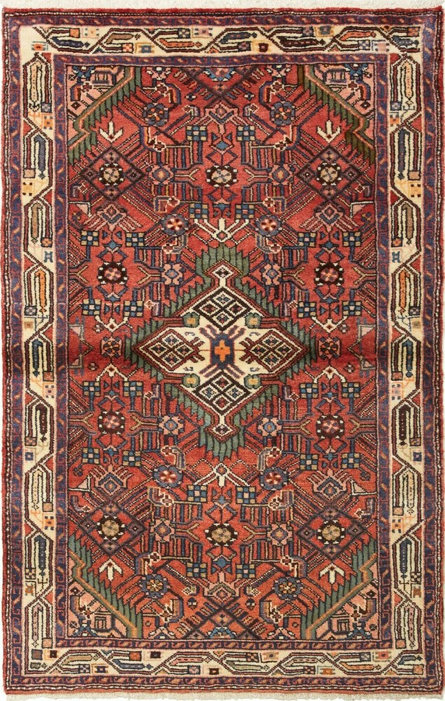 Hamedan Tappeto 160x100 (Iran) Annodato A Mano