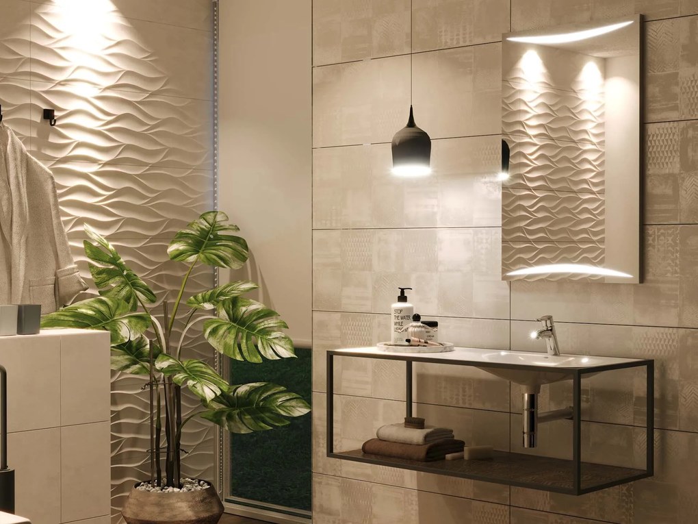 Specchio con LED illuminazione M16 premium