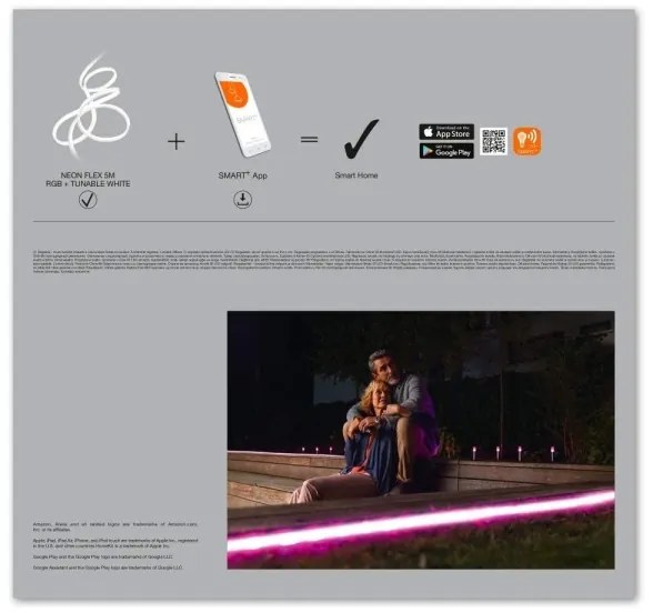 Ledvance - Striscia LED RGB+TW per esterni SMART+ FLEX 5m LED/20W/230V IP44 Wi-Fi