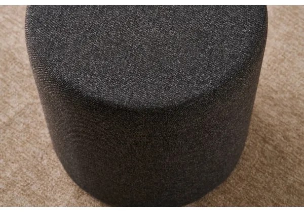 Pouf RONDO Ø 40 cm, marrone scuro